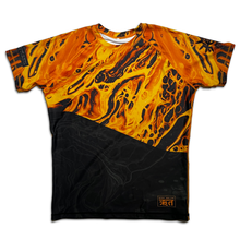 Load image into Gallery viewer, CONTROLLED CHAOS RASH GUARD - Molten Gold

