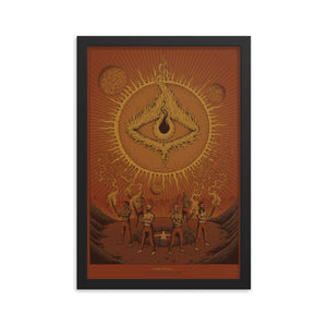 Framed "Fire Ritual" Poster