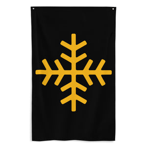 Lord of the Earth Flag - Black and Gold